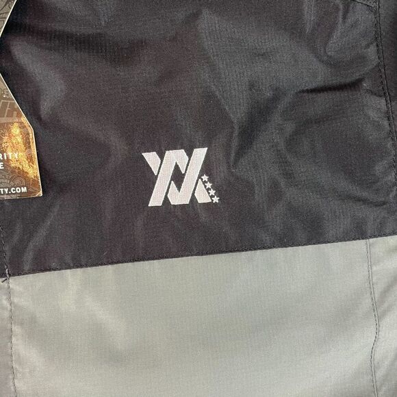 Dixxon Flannel Co Hooded Windbreaker Jacket Colorblock Full Zip Gray Men's L NWT - Picture 3 of 11